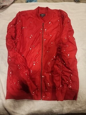 chaqueta carbono xl rojo Foto 1 de 2