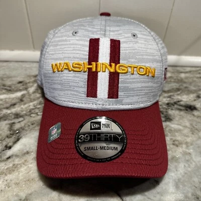 Washington Commanders Equipo de Fútbol Americano New Era 39Thirty Sombrero Ajustado Gris/Marrón S/M Foto 1 de 4