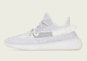 ADIDAS YEEZY BOOST 350 V2 STATIC REFLECTIVE SHOES MENS SZ US12 TURTLE DOVE BRED - Picture 1 of 6