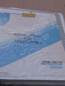 Electro-Metrics Instruemts and Accessories Model EMC-50 Instruction Manual - Picture 1 of 2