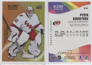 2022 Upper Deck Allure Color Flow Orange Yellow Pyotr Kochetkov #SF-97 Rookie RC