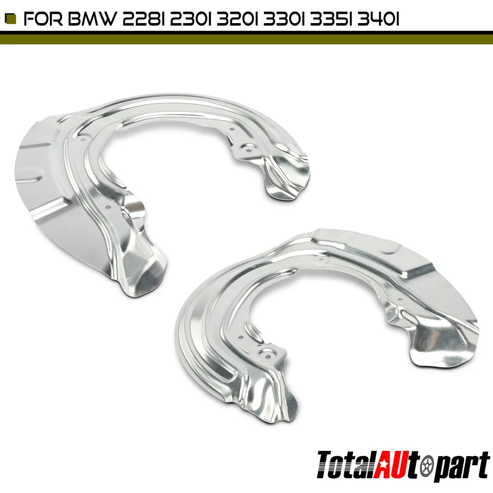 2x Protector antipolvo de freno delantero BMW 228i 2014-2016 230i 2012-2018 328d 328i 330e Foto 1 de 4