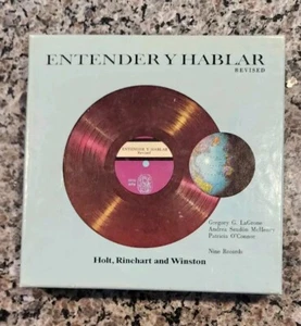 Juego de NUEVE Discos Hablar 33 1/3 Aprende Español e Inglés De Colección - Imagen 1 de 5