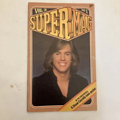 Vintage 1978 Super Fan Magazine Vol 2 Shaun Cassidy On Cover w/Poster! - Image 1 of 4