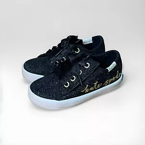 Keds For Kate Spade New York Toddler Girls Size 5M Black Glitter Sneakers Shoes - Picture 1 of 12