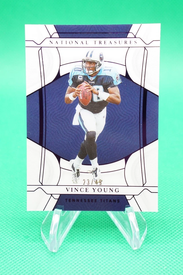 2021 National Treasures Base Purple SP /49 #83 Vince Young R6220J - Image 1 of 2
