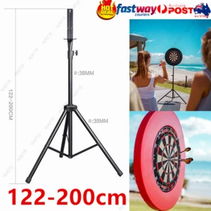 Dartboard Stand 122-200cm Adjustable Height Dartboard Tripod Stand Dart Games - Picture 1 of 12