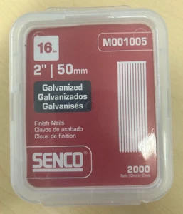 Senco (#M001005) 16 ga. Chisel Point Smooth Shank Straight Finish Nail 2 in. - Picture 1 of 3