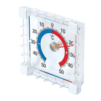 THATCABLE 50 to +50°C Indoor / Outdoor Thermometer Wall Window Mounted Temperature Gauge