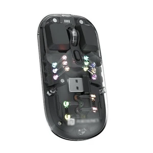 Toad 5 Transparent Bluetooth Mouse with 2.4 GHz & BT 5.3 Dual Wireless - Picture 1 of 9