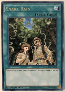 Yugioh Ancient Guardians ANGU-DE051 Snake Rain Rare NM/M - Bild 1 von 1