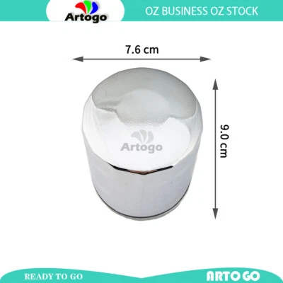 Silvery Engine Oil Filter Fit Moto Guzzi 1100 California 1994 1995 1996 - Imagem 1 de 4