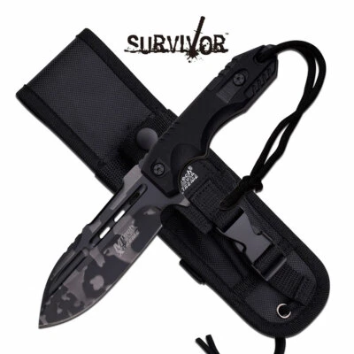 M-TECH XTREME 9" CAMUFLAJE URBANO FIJO B-CHORRO G10 MANGO Y FUNDA MOLLE MX-8136UC Foto 1 de 2