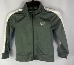 Reebok boys green full zip sweatshirt size 6 - Picture 1 of 5