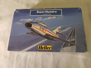 VINTAGE HELLER SUPER MYSTERE 1/100 MODELLBAUSATZ 79841 21 STÜCK SELTEN - Bild 1 von 10