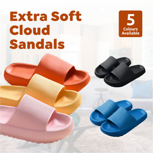 PILLOW SLIDES Sandals Ultra-Soft Slippers Extra Soft Cloud Shoes Anti-Slip KC