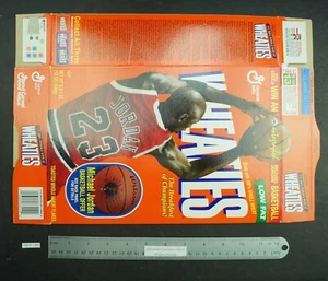 MICHAEL JORDAN 1997 fettarme Weizenmüslischachtel Chicago Bulls Box nur - Bild 1 von 2