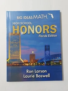 Big Ideas Math High School Honors Florida Edition By Ron Larson, Laurie Boswell - Bild 1 von 3