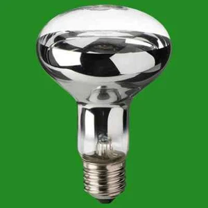 3x 80W R80 Clear Dimmable Reflector Incandescent Spot Light Bulbs E27 Heat Lamp - Picture 1 of 1
