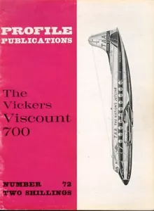 AIRCRAFT PROFILE 72 VICKERS VISCOUNT AIRLINER AER LINGUS_AIR CANADA_AIR FRANCE - Picture 1 of 3