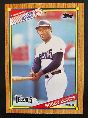 Bobby Bonds 1989 Topps Senior League Baseball Card St. Lucie Legends #40 - Image 1 of 2