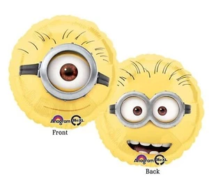 Folienballon * MINIONS * 43cm Deko Kindergeburtstag Party für Helium und Luft - Bild 1 von 2