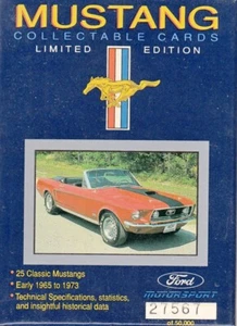 Tarjetas coleccionables Mustang 1992 FPI juego completo de tarjetas base de fábrica de 25 TR - Imagen 1 de 4