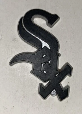 MLB Vintage Chicago White Sox Sports Magnets Inc Rubber Fridge Magnet 1990’s - Image 1 of 3