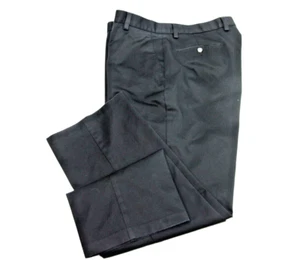 Dockers  Black Pants Flat Front Size 36X30 Cotton - Picture 1 of 17