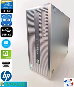 HP EliteDesk 800 G1 Tower-Intel( Core(TM) i3-4160 3.60GHz-8GB DDR3-500GB-WIN 10 - Photo 1/16