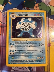 Poliwrath 13/102 Base Set Holo Rare NM - Picture 1 of 12