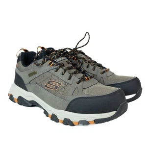 Skechers Outdoor wasserdichte Schuhe Herren Gr. 9 braun Wandern 204427 WW DKPT - Bild 1 von 9