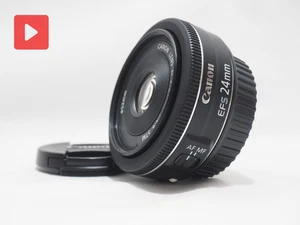 MINT Canon EF-S 24mm f/2.8 STM Pancake Lens Wide Angle Macro for EF-S DSLR c138 - Picture 1 of 21