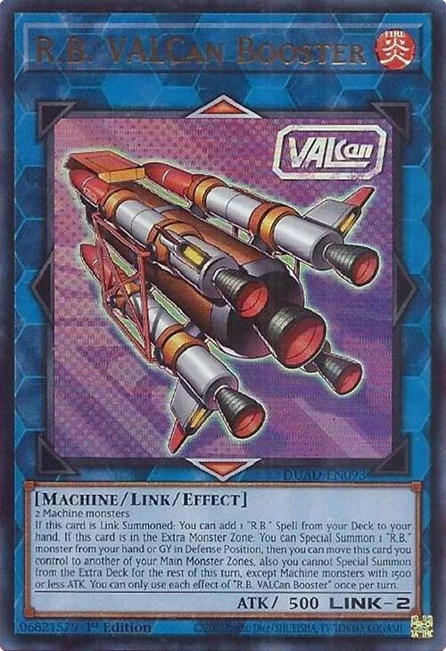 R.B. VALCan Booster (DUAD-EN093) - Ultra Rare - 1st Edition - Image 1 of 1