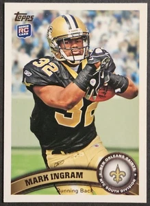 2011 Topps #426 Mark Ingram Rookie RC Alabama Crimson Tide New Orleans Saints - Bild 1 von 2