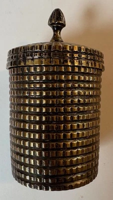 Antique Bronze Candle Holder 5 1/2 inch Tall Ships FREE in the USA - Image 1 of 4