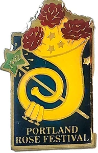 Pin de solapa Portland Rose Festival 1992 - Imagen 1 de 2