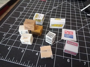 Lot # 38  10 Printed Boxes Of Automotive Products  Boxes 1:24-25 Scale Dioramas - Picture 1 of 8