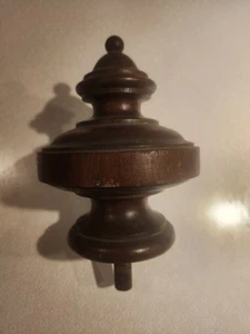 large antique newel post cap 7" tall 5.5" diameter - Picture 1 of 7