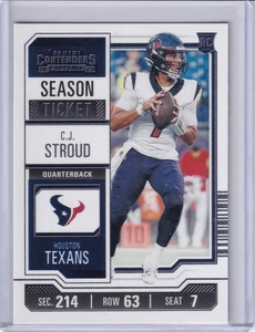 2023 Panini Contenders CJ Stroud RC Season Ticket #40 Houston Texans NFL - Picture 1 of 2