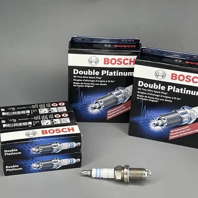 For Buick Cadillac Ford GMC Pontiac Lincoln Mazda BOSCH Platinum Spark Plug 6PCS — 第 1/2 张图片