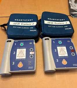 Qty. 2 Heartstart Philips AED Trainer READ - Picture 1 of 6