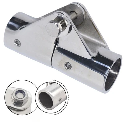 Connecteur Pliable pour Tubes Bateau Fabriqué en Acier Inoxydable 316 Qualité - Photo 1/4