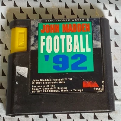 John Madden Football '92 cartridge -NOT TESTED - Image 1 of 2