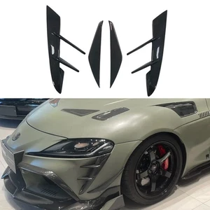Carbon Fiber  4pcs Front Bumper Vents Front Canards for Supra A90 A91 Mkv - Picture 1 of 9