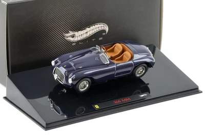 1:43 Hot Wheels Elite Ferrari 166 MM Barchetta 1949 Blu Metallico - Immagine 1 di 3