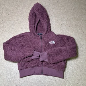The North Face Girls Suave Oso Hooded Full Zip Jacket Pink Size S Hoodie G3 - Picture 1 of 7