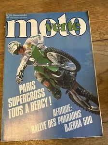 MOTO VERTE 128 YAMAHA YZ 125 250 490 ; Jeff WARD Rallye Pharaons DJERBA 500 1984 - Foto 1 di 2