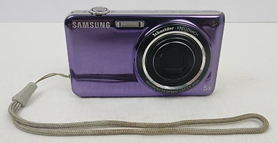 Samsung ST600 14.2MP Digital Camera 5x Zoom Image Stabilization Purple *Damage* - Image 1 of 4