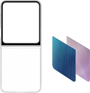 SAMSUNG Galaxy Z Flip5 FlipSuit Phone Case, Clear Protective Cover with... - Picture 1 of 5